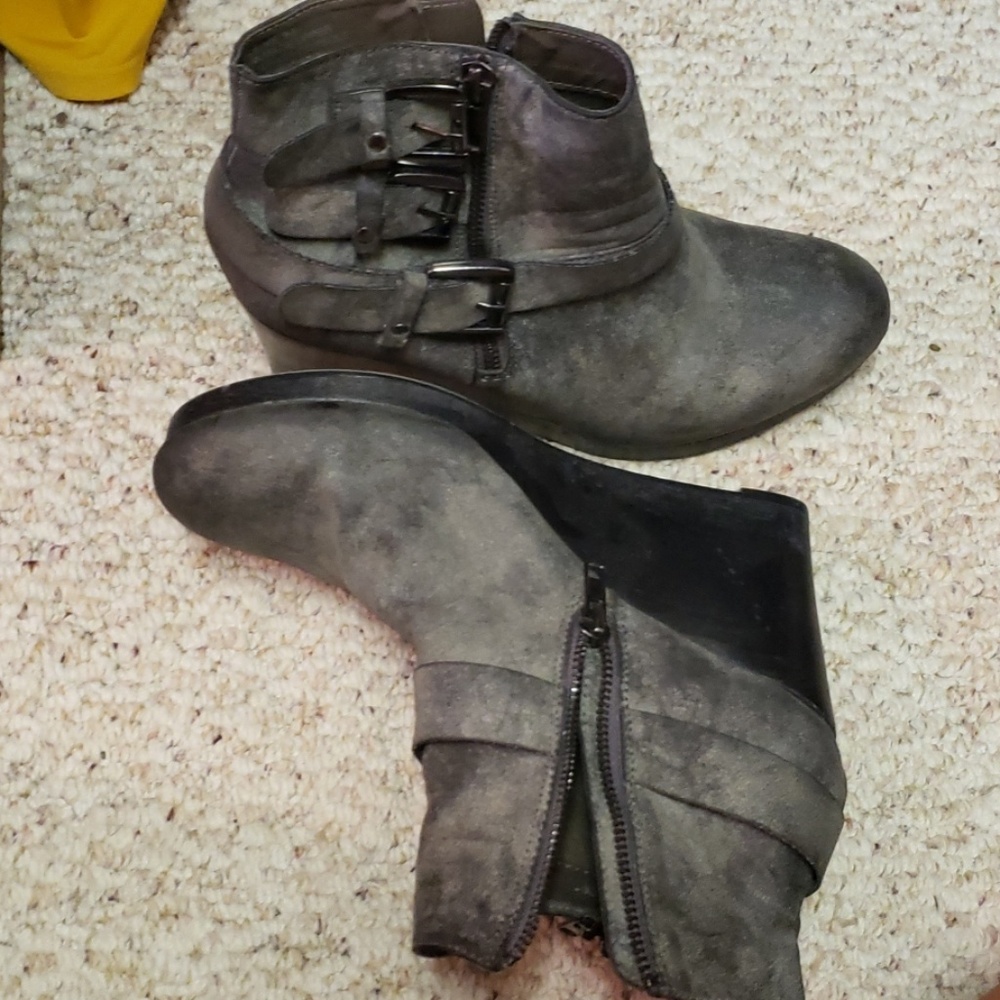 Distressed Booties